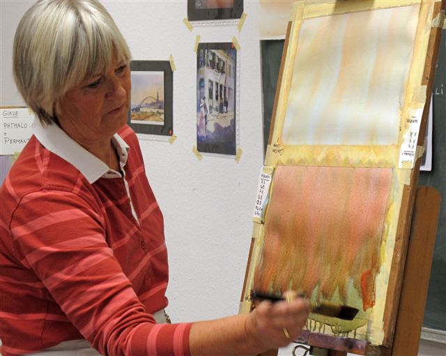 ARTIST AT WORK